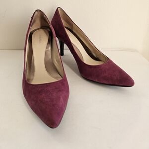 Calvin Klein Ashley Kid Suede Heels, 9.5 M